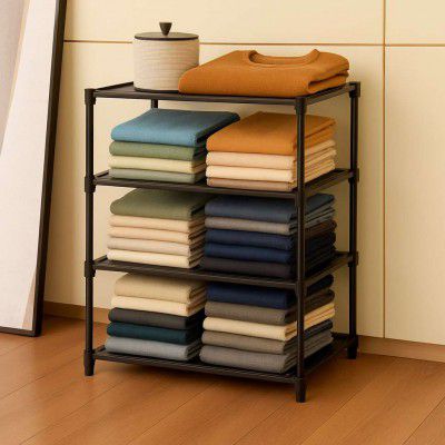 Porchex 1 Door 6 Shelf Fabric PP Metal