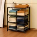 Porchex 1 Door 6 Shelf Fabric PP Metal...