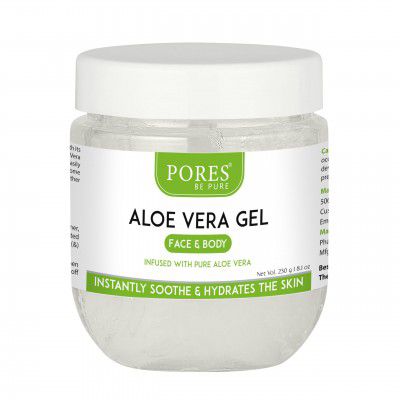 PORES Be Pure Aloe Vera Gel for Face, Skin & Hair - 230 gm 