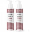 PORES BE PURE Keratin & Argan Oil Shampoo and Conditioner Combo ...