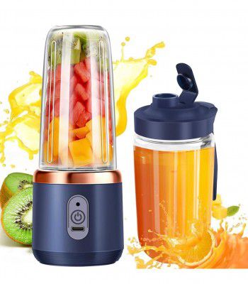 Portable Blender Juicer with Travel Bottle, Personal Size Smoothie Maker