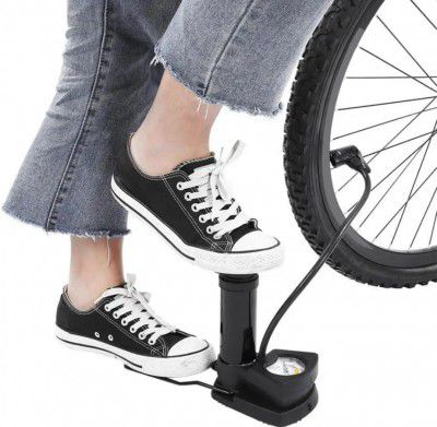 Portable High Pressure Foot Air Pump – Black