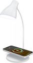 Portronics 10 W 2 A Mobile Brillo 3 Portable LED Lamp with Wireless Charger (White, Cable Included)...