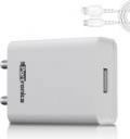 Portronics 12 W 2.4 A Mobile Charger with Detachable Cable  (White, Cable Included)...