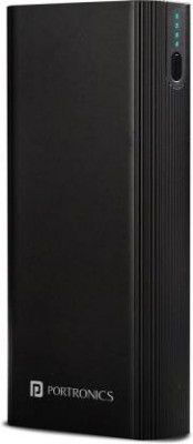Portronics 20000 mAh 22.5 W Power Bank  (Black, Lithium Polymer, Fast Charging for Mobile)