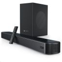 Portronics 200W Spatial Arc Bluetooth Soundbar with Wired Subwoofer for Deep Bass & Spatial Audio...