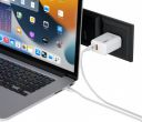 Portronics 65 W Quick Charge 3 A Wall Charger for Mobile with Detachable Cable (White, Cable Included)...