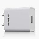 Portronics Adapto 62 POR-1062 USB Wall Adapter with 2.4A Fast Charging Single USB Port Without Cable for All iOS & Android Devices (White)...