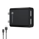 Portronics ADAPTO 66 POR-1066 2.4A Dual USB Ports Charging adapter...