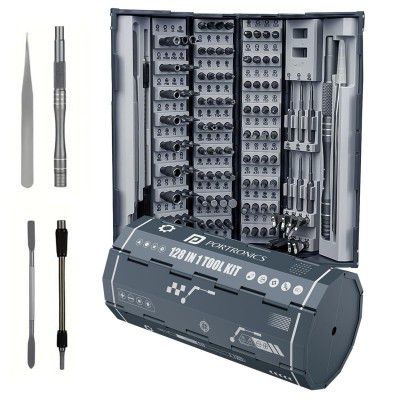 Portronics Bit Box 2, 128-in-1 Screwdriver Kit with Phillips