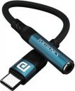Portronics Black iKonnect C Pro Type C to 3.5 mm Audio Jack Connector Phone Converter  (Smart Chipset)...