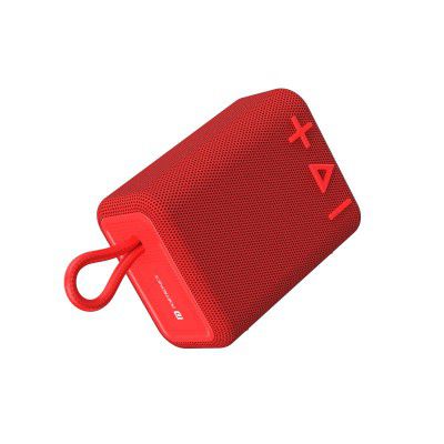 Portronics Breeze 4 Portable Bluetooth Speaker 5W with TWS Connectivity. 2000 mAh Battery, Built-in-Mic, 8Hrs Playback (Red)