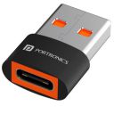Portronics Bridge X USB 3.0 Type C Female to USB Male OTG Adapter, 5Gbps High Speed Data Transfer (Black)...