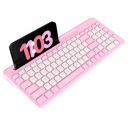 Portronics Bubble Square Wireless Keyboard with Bluetooth...