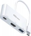Portronics C-Konnect POR-1041 C-Konnect USB-C Multiport Adapter HDMI Connector  (White)...