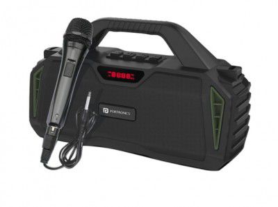Portronics Chime POR-1312 20W TWS Wireless Bluetooth Speaker with Wired Karaoke Microphone