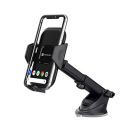Portronics Clamp M Car Mobile Holder with 360° Rotational, Strong Suction Cup, One Click Release Button Compatible with 4 to 6 inch Devices(Black)...