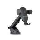 Portronics Clamp M2 Adjustable Car Mobile Phone Holder Stand, 360° Rotational, Strong Suction Cup, Compatible with 4 to 6 inch Devices(Black)...