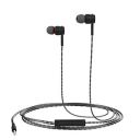 Portronics Conch Gama in-Ear Wired Earphone, 1.2m Tangle Free Cable, in-Line Mic, Noise Isolation 3.5mm Aux Port and High Bass(Black)...