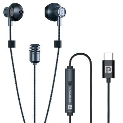 Portronics Conch One India 1st Type C Wired Earphone
