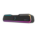 Portronics Decibel 22 10W Wireless Bluetooth Soundbar with RGB Light, Volume Controller, 3.5mm AUX Slot(Black)...