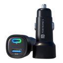 Portronics Dual Output Fast Car Charger with 30W Type-C PD & 30W USB, LED Indicator, Charging Adapter Compatible with Cars for iPhone & Android Smartphone, Smartwatch, Earbud, Power Bank (Black)...
