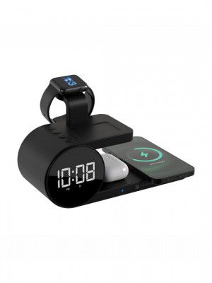 Portronics Freedom 6 15W Wireless Charger With 6in1 Function
