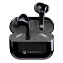 Portronics Harmonics Twins S6 TWS Earbuds with 50Hrs Playtime, Low Latency, Auto ENC, Quad Mics, 10mm Drivers, IPX4 Water Resistant, ASAP Charge, BT5.3, Touch Control, Type C Charging Port(Black)...