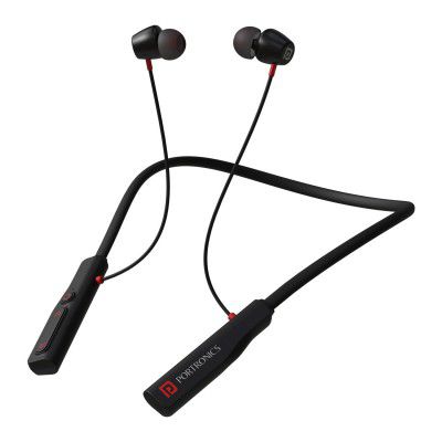 Portronics Harmonics Z11 Bluetooth Wireless in Ear Earphones (Black)