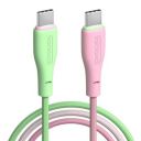 Portronics Hue x 60W Dual Tone Colour Type C Fast Charging Cable for Smartphones...