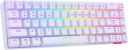 Portronics Hydra 10/5.0 + 2.4 GHz, RGB, Type C Charging,Mechanical Bluetooth, Wireless Gaming Keyboard  (Brown Switch, White)...