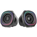 Portronics in Tune 5 12W Portable USB Powered Speaker, 3.5mm AUX in, HD Sound, 2.0 Channel, RGB Lights Controls, Multimedia Speaker ...