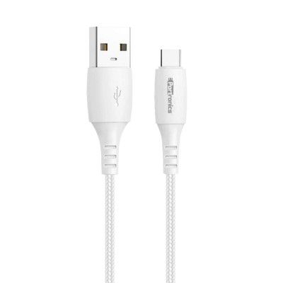 Portronics Konnect A Type-C Cable with 3A Rapid Charging & 480mbps Data Transmission,1 M Cord Length(White)
