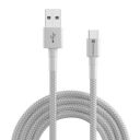 Portronics Konnect B Type C Cable with 3.0A Output, Nylon Braided, Fast Data Sync, Tangle Resistant, 1M Length(White)...