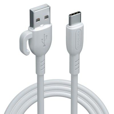 Portronics Konnect Core 3 USB-A to Type C Fast Charging Cable for Smartphones