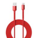 Portronics Konnect X Unbreakable Nylon Braided USB A to Type C Cable...