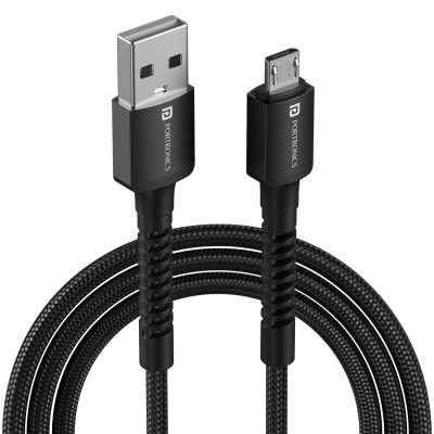 Portronics Konnect X USB-A to Micro USB Fast Charging Cable With Max 3A Output