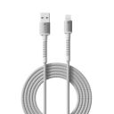 Portronics Konnect X USB to 8 Pin Cable with 3A Output (White)...