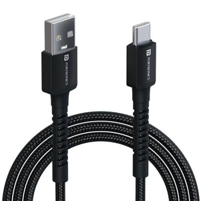 Portronics Konnect X USB to Type C Cable with 3A Output