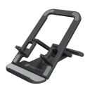 Portronics Modesk 100 Desktop Foldable Mobile & Tablet Holder with Multiple Viewing Angles, Anti Slip Strips, ABS Material(Black)...