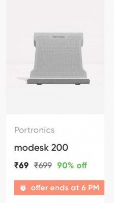 Portronics modesk 200