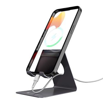 Portronics MODESK Universal Mobile Holder Stand (Grey)