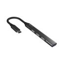 Portronics MPORT 31C 4-in-1 USB Hub (Type C to 4 USB-A Ports) with Fast Data Transfer...
