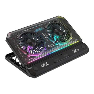 Portronics My Buddy Air 5 Laptop Cooling Pad with Dual Cooling Fans