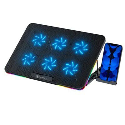 Portronics My Buddy Air Cooling Pad Laptop Stand with 6 Cooling Fans