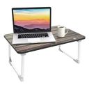 Portronics My Buddy J Portable/Foldable Laptop Table with Laminated MDF Board, Aluminium Legs, Anti-Skid Grip, Supports Upto 17 inch Laptop(Black)...