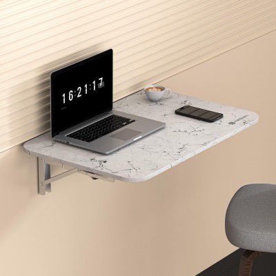 Portronics My Buddy L Folding Wall Mounted Table for Study, Laptop, Home & Office(Carrara)