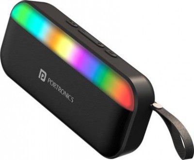 Portronics Plugs 3 15W Portable Bluetooth Speaker (Black)