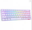 Portronics POR 1880 Bluetooth, Wireless Gaming Keyboard (Blue Switch, White)...