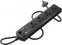 Portronics Power Plate 10 Multi Plug 1500W 4 Socket Extension Boards  (Black, 3 m)...